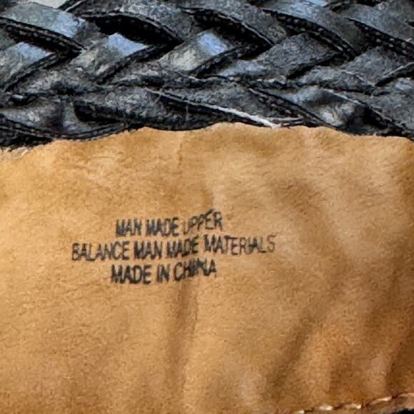 Born Concepts Vegan Leather Braided Double Strap Comfort Sandals Women's Size 8 - Picture 8 of 9